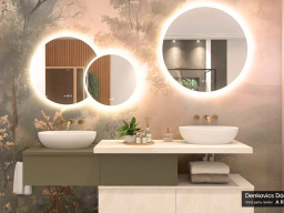 The harmony of comfort and style in a modern bathroom